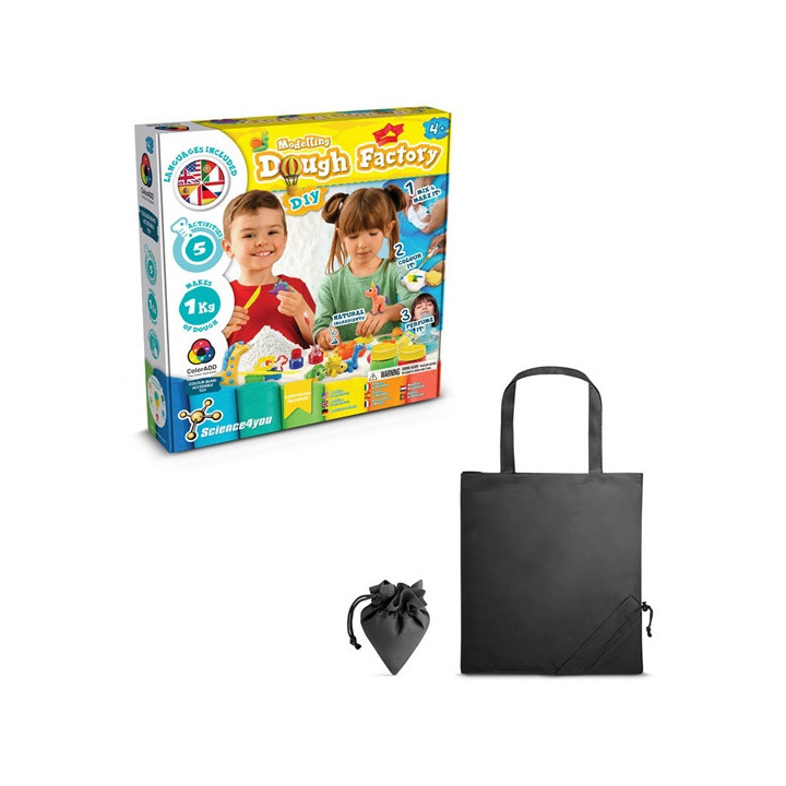 Modeling Dough Factory Kit II. Jogo didático fornecido com saco de oferta dobrável em 190T