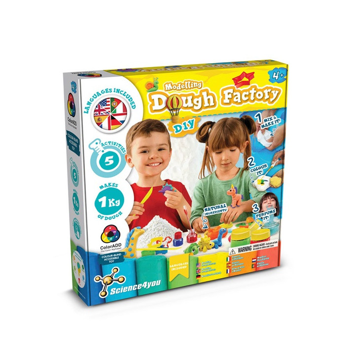Modeling Dough Factory Kit II. Jogo didático fornecido com saco de oferta dobrável em 190T