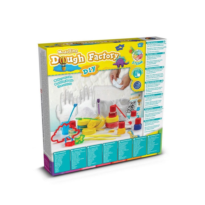 Modeling Dough Factory Kit II. Jogo didático fornecido com saco de oferta dobrável em 190T