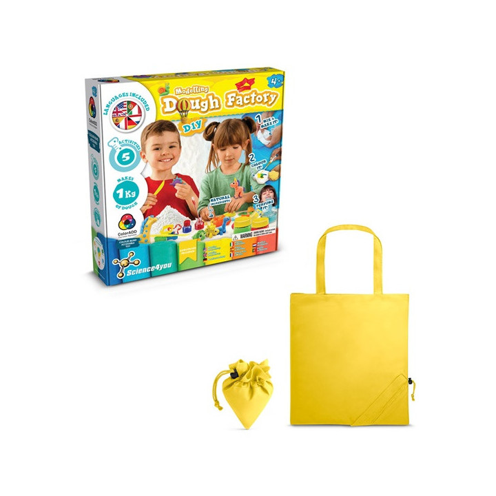 Modeling Dough Factory Kit II. Jogo didático fornecido com saco de oferta dobrável em 190T