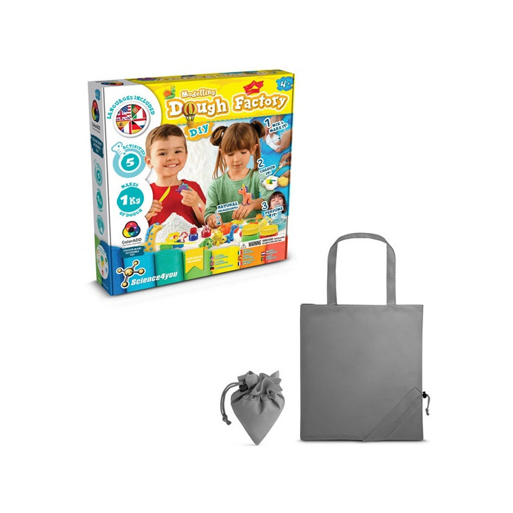 Modeling Dough Factory Kit II. Jogo didático fornecido com saco de oferta dobrável em 190T