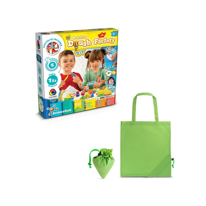 Modeling Dough Factory Kit II. Jogo didático fornecido com saco de oferta dobrável em 190T