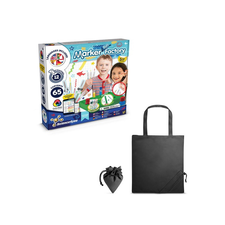 DIY Pen Factory Kit II. Kit didático fornecido com saco de oferta dobrável em 190T