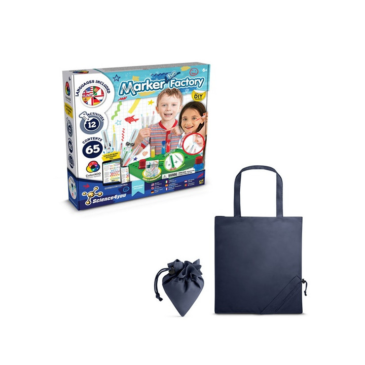 DIY Pen Factory Kit II. Kit didático fornecido com saco de oferta dobrável em 190T
