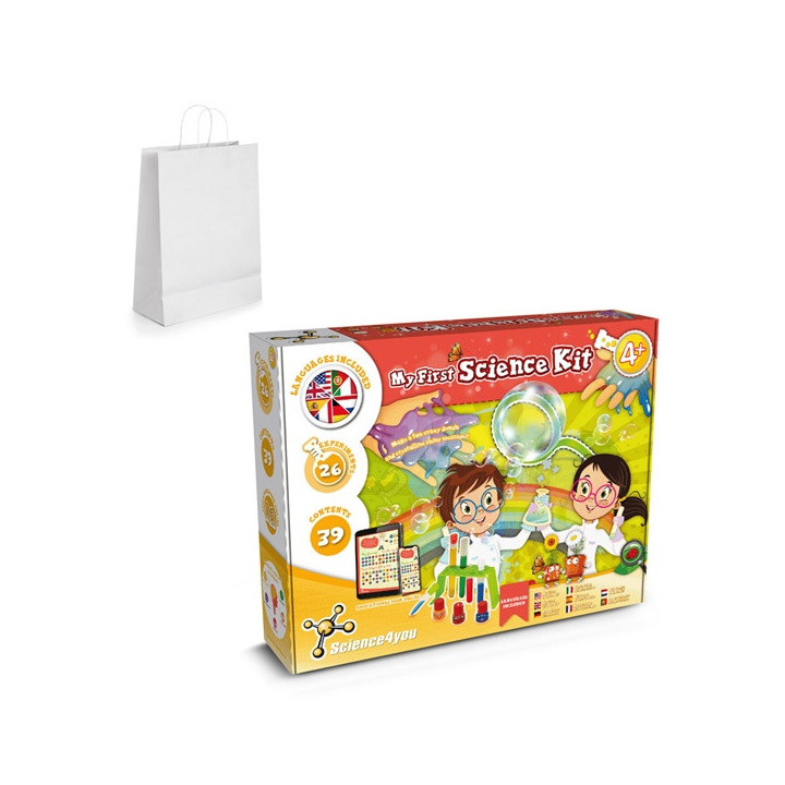 My First Science Kit II. Brinquedo didático fornecida com saco de oferta em papel kraft (100 g/m²)