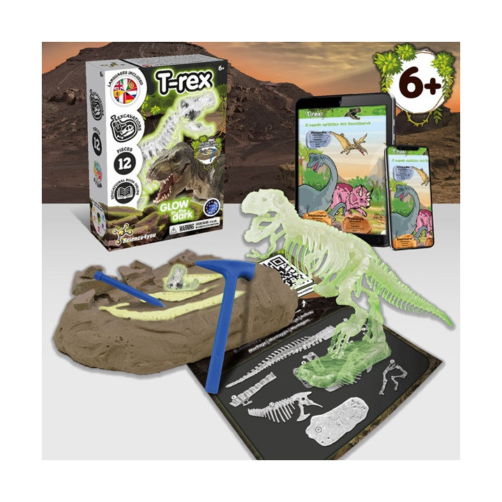 Fossil Excavation Kit I. Jogo didático para crianças
