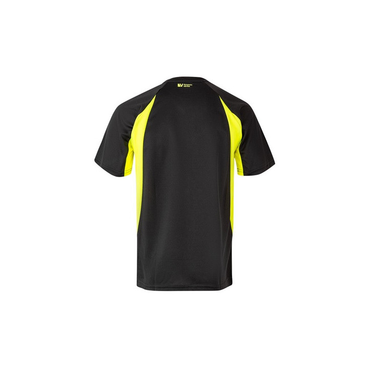 VL SLAYER. T-shirt técnica bicolor bird-eye (160g/m²), em poliéster (100%)