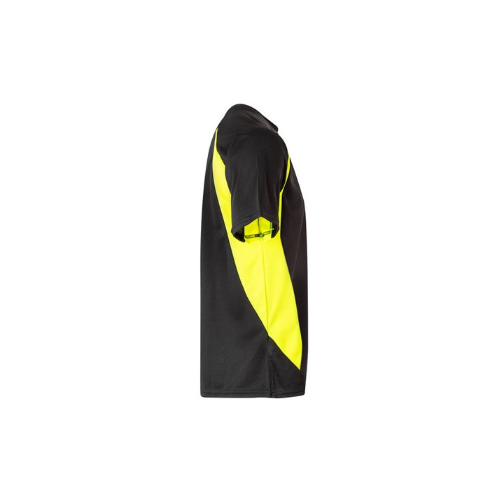 VL SLAYER. T-shirt técnica bicolor bird-eye (160g/m²), em poliéster (100%)