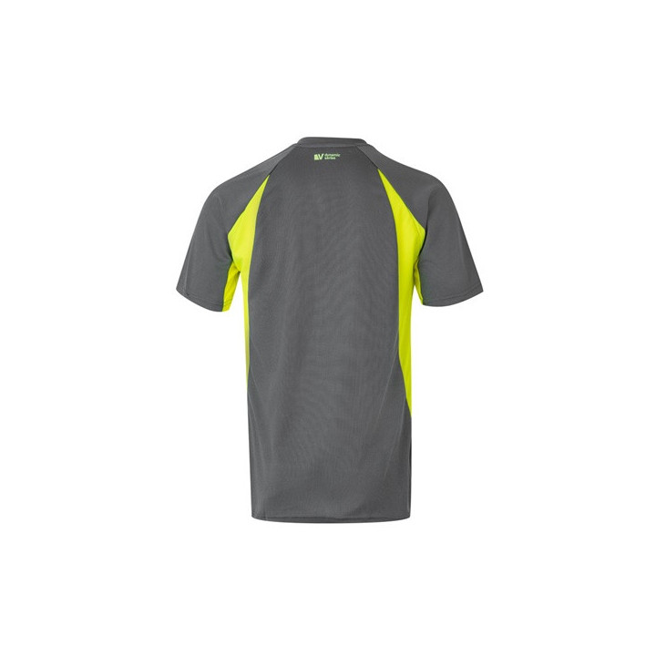 VL SLAYER. T-shirt técnica bicolor bird-eye (160g/m²), em poliéster (100%)