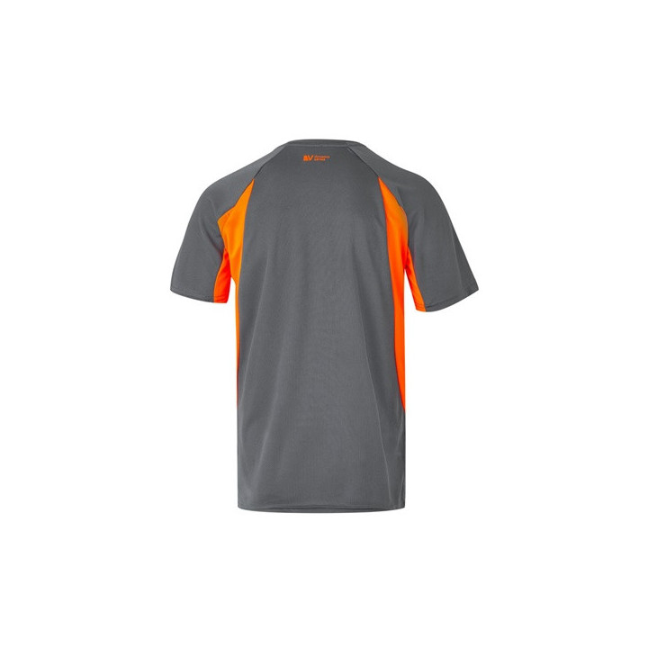 VL SLAYER. T-shirt técnica bicolor bird-eye (160g/m²), em poliéster (100%)