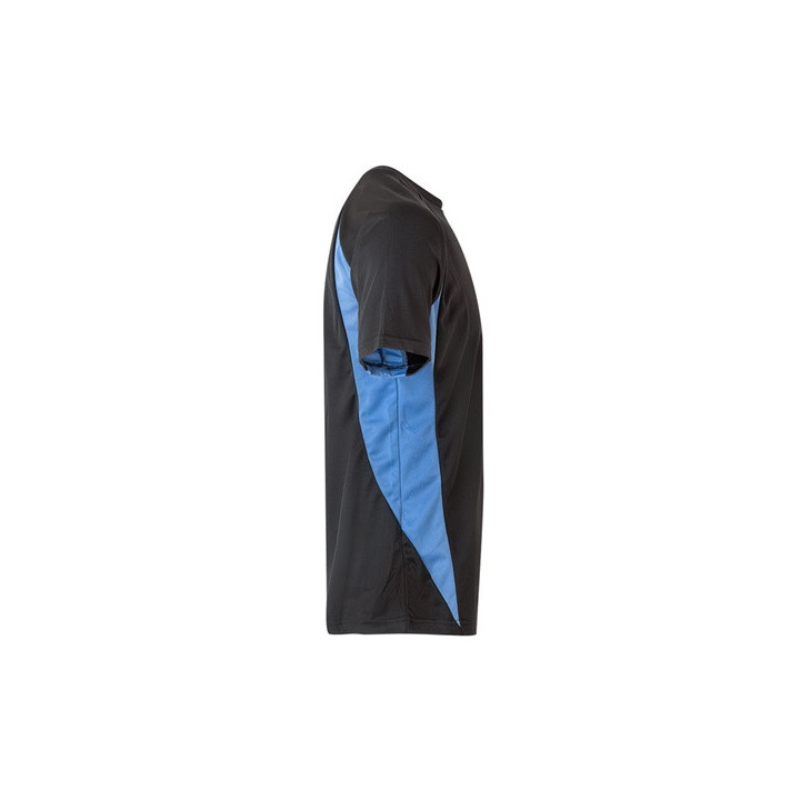 VL SLAYER. T-shirt técnica bicolor bird-eye (160g/m²), em poliéster (100%)