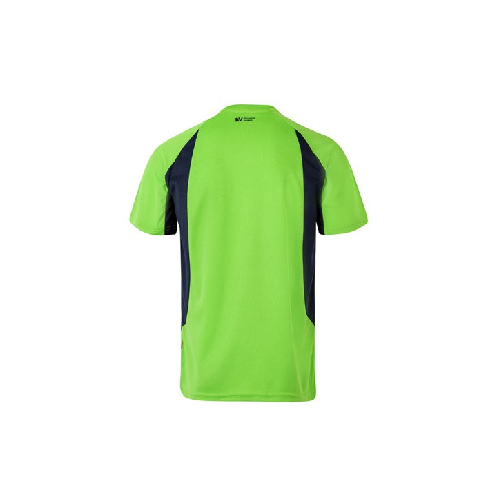 VL SLAYER. T-shirt técnica bicolor bird-eye (160g/m²), em poliéster (100%)