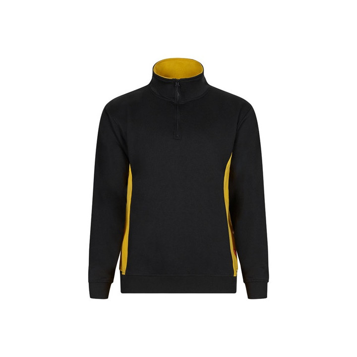 VL SVAROG. Sweatshirt de felpo bicolor (260g/m²), em poliéster (65%) e algodão (35%)