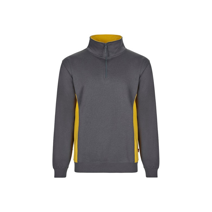 VL SVAROG. Sweatshirt de felpo bicolor (260g/m²), em poliéster (65%) e algodão (35%)