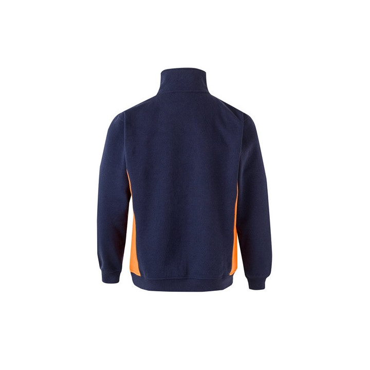 VL SVAROG. Sweatshirt de felpo bicolor (260g/m²), em poliéster (65%) e algodão (35%)