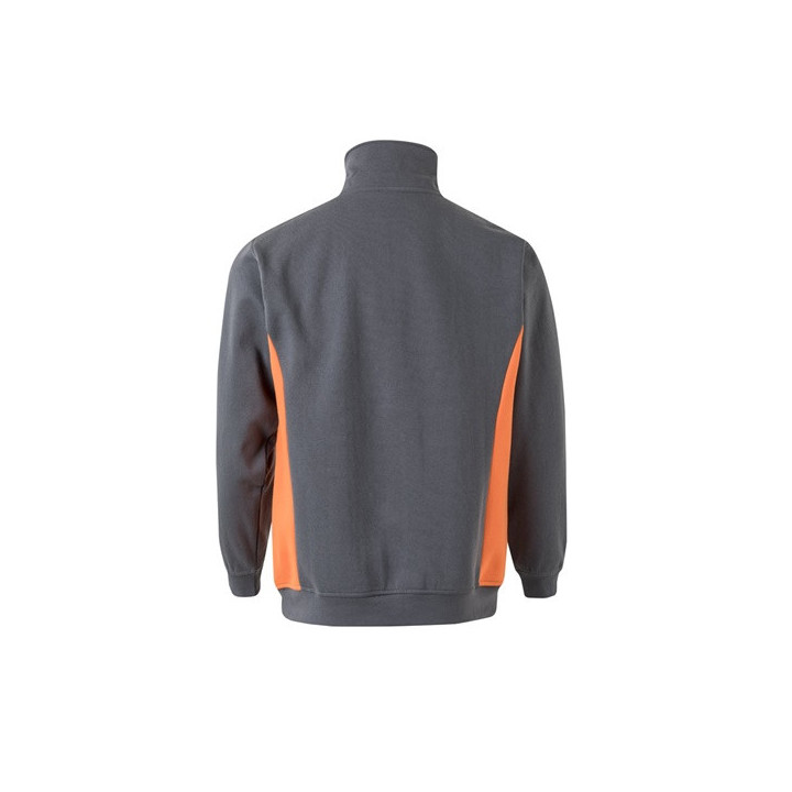 VL SVAROG. Sweatshirt de felpo bicolor (260g/m²), em poliéster (65%) e algodão (35%)