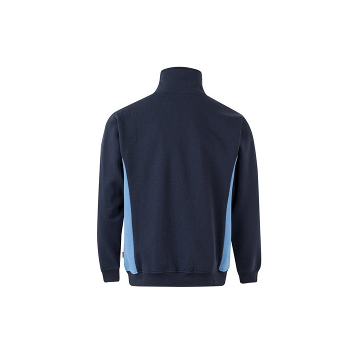 VL SVAROG. Sweatshirt de felpo bicolor (260g/m²), em poliéster (65%) e algodão (35%)