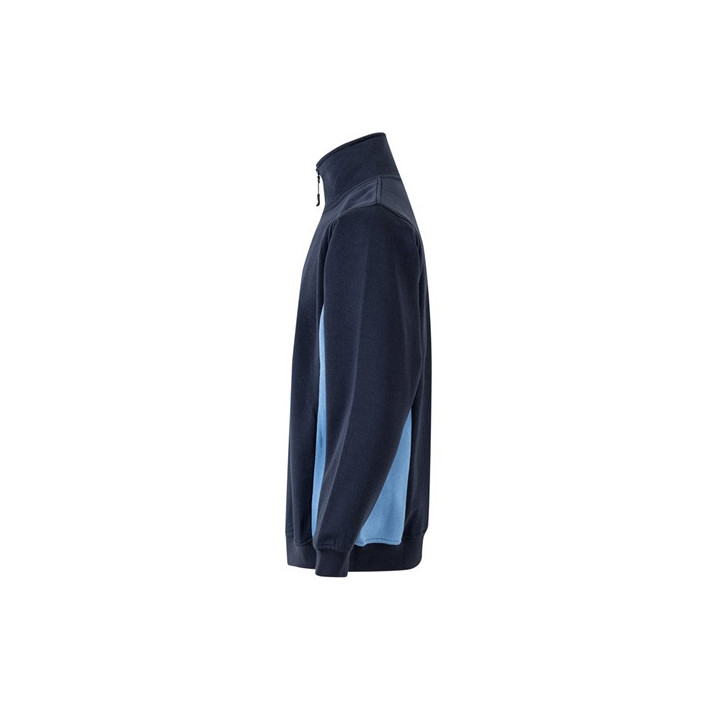 VL SVAROG. Sweatshirt de felpo bicolor (260g/m²), em poliéster (65%) e algodão (35%)