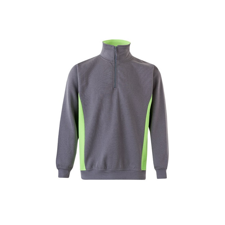 VL SVAROG. Sweatshirt de felpo bicolor (260g/m²), em poliéster (65%) e algodão (35%)
