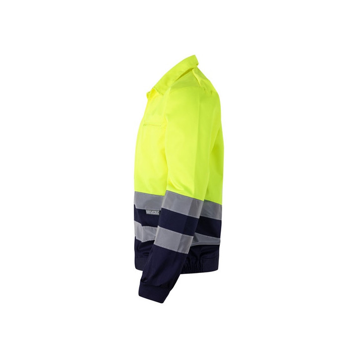 VL NEPTUNE. Casaco bicolor de sarja (210g/m²) em poliéster (80%) e algodão (20%)