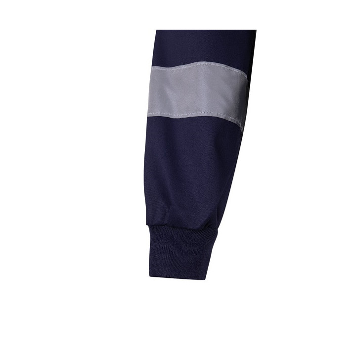 VL NEPTUNE. Casaco bicolor de sarja (210g/m²) em poliéster (80%) e algodão (20%)