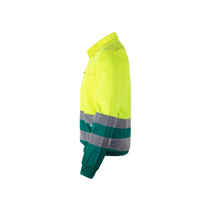 VL NEPTUNE. Casaco bicolor de sarja (210g/m²) em poliéster (80%) e algodão (20%)