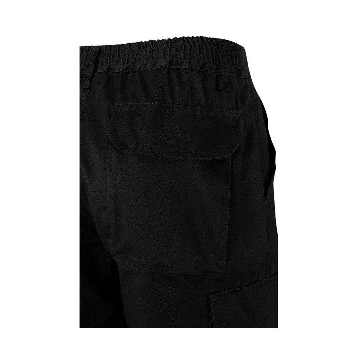 VL ATHENA. Calças bicolor em sarja (210g/m²), forradas, multibolsos, em algodão (20%) e poliéster (80%)