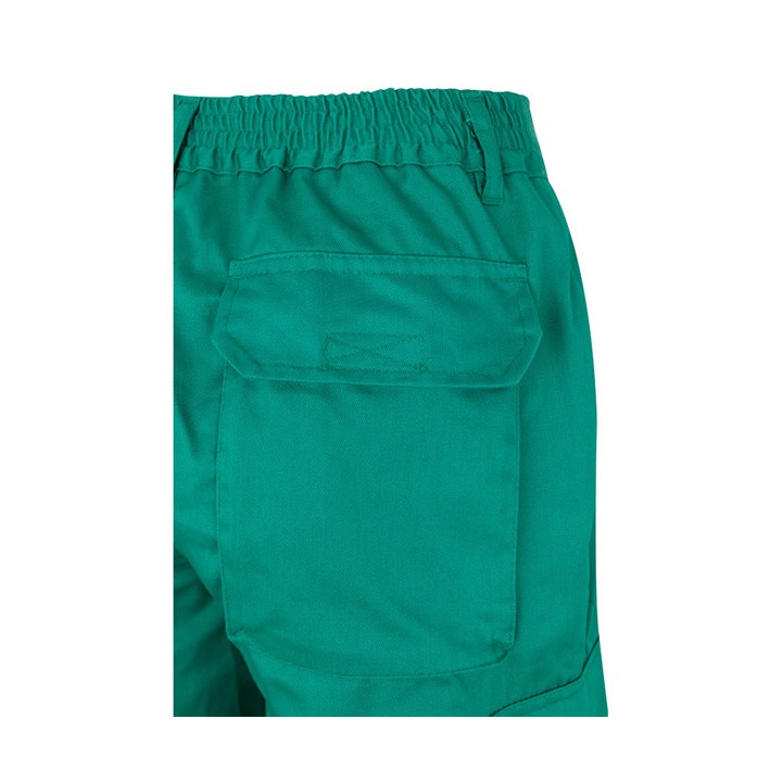 VL ATHENA. Calças bicolor em sarja (210g/m²), forradas, multibolsos, em algodão (20%) e poliéster (80%)