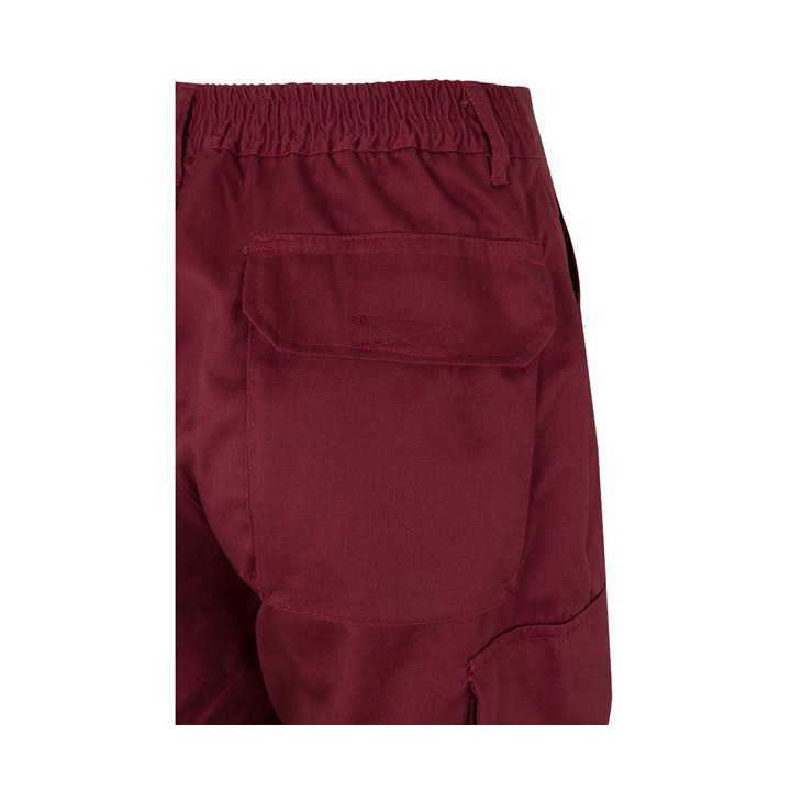 VL ATHENA. Calças bicolor em sarja (210g/m²), forradas, multibolsos, em algodão (20%) e poliéster (80%)
