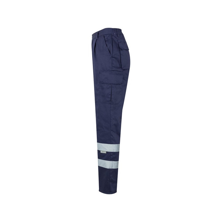 VL ASCLEPIUS. Calças em sarja multibolsos (200g/m²), em algodão (35%) e poliéster (65%)