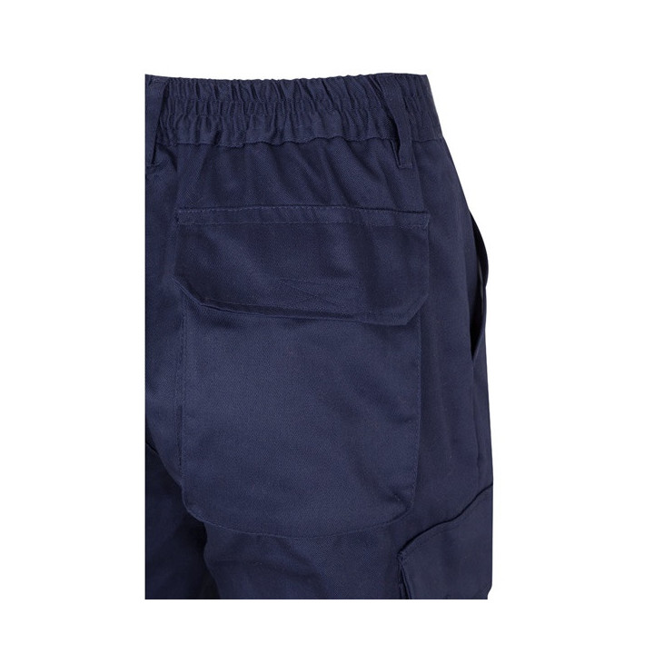 VL ASCLEPIUS. Calças em sarja multibolsos (200g/m²), em algodão (35%) e poliéster (65%)
