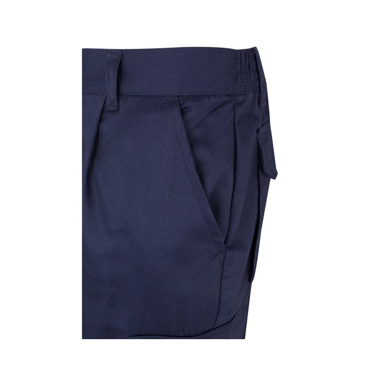 VL ASCLEPIUS. Calças em sarja multibolsos (200g/m²), em algodão (35%) e poliéster (65%)