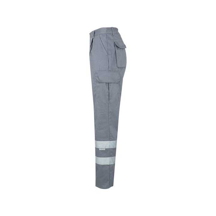 VL ASCLEPIUS. Calças em sarja multibolsos (200g/m²), em algodão (35%) e poliéster (65%)