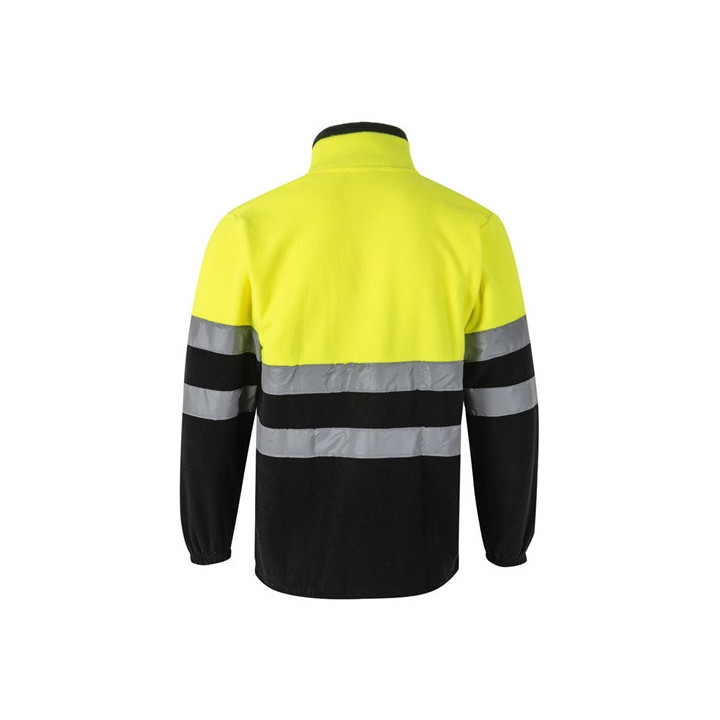 VL EROS. Casaco polar bicolor (280g/m²), em poliéster (100%)