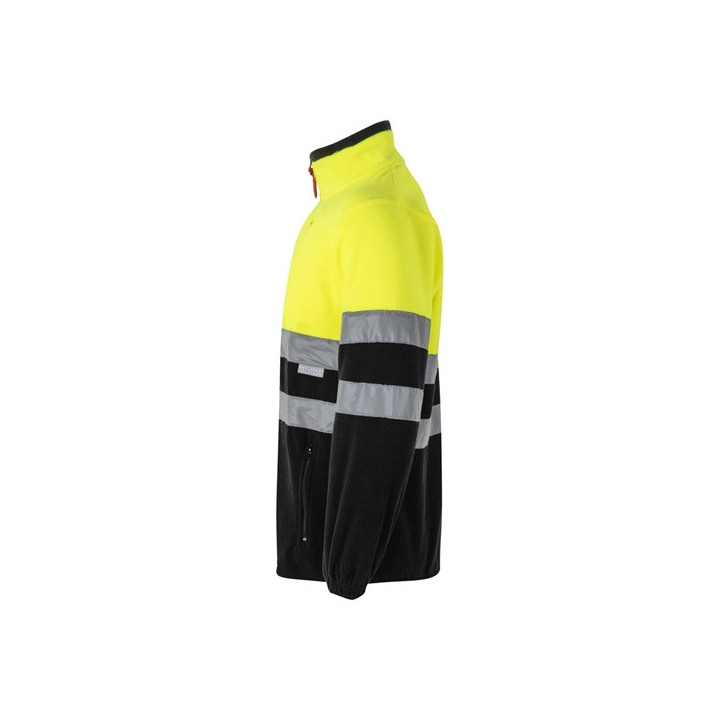 VL EROS. Casaco polar bicolor (280g/m²), em poliéster (100%)