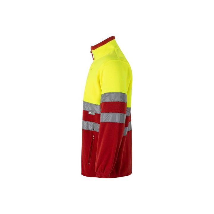 VL EROS. Casaco polar bicolor (280g/m²), em poliéster (100%)
