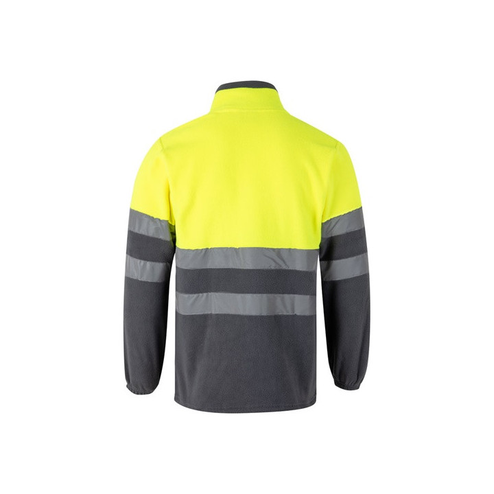 VL EROS. Casaco polar bicolor (280g/m²), em poliéster (100%)
