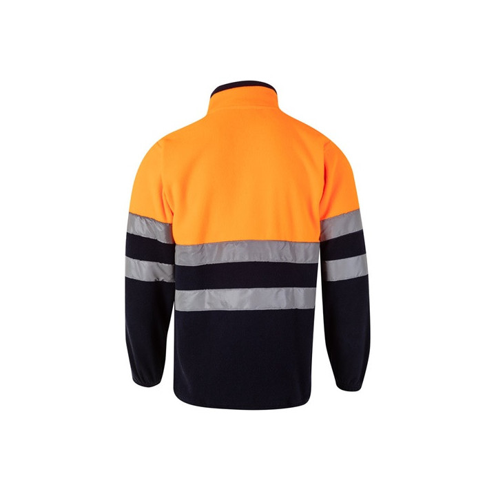 VL EROS. Casaco polar bicolor (280g/m²), em poliéster (100%)