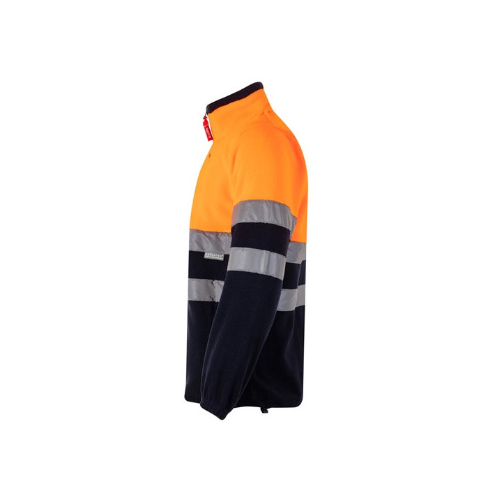 VL EROS. Casaco polar bicolor (280g/m²), em poliéster (100%)