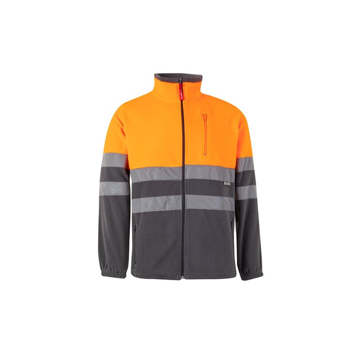 VL EROS. Casaco polar bicolor (280g/m²), em poliéster (100%)