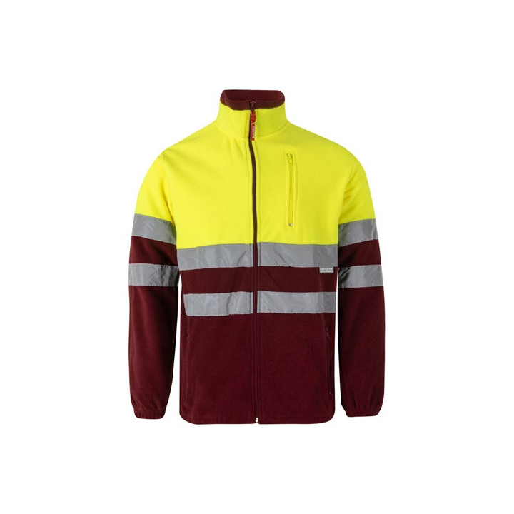 VL EROS. Casaco polar bicolor (280g/m²), em poliéster (100%)