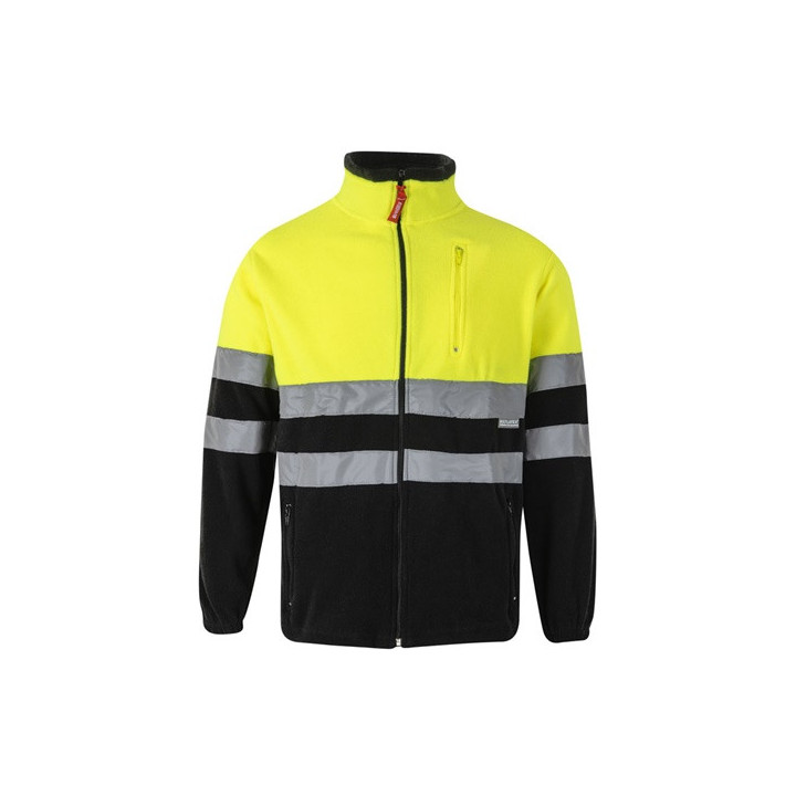 VL EROS LARGE. Casaco polar bicolor (280g/m²), em poliéster (100%)