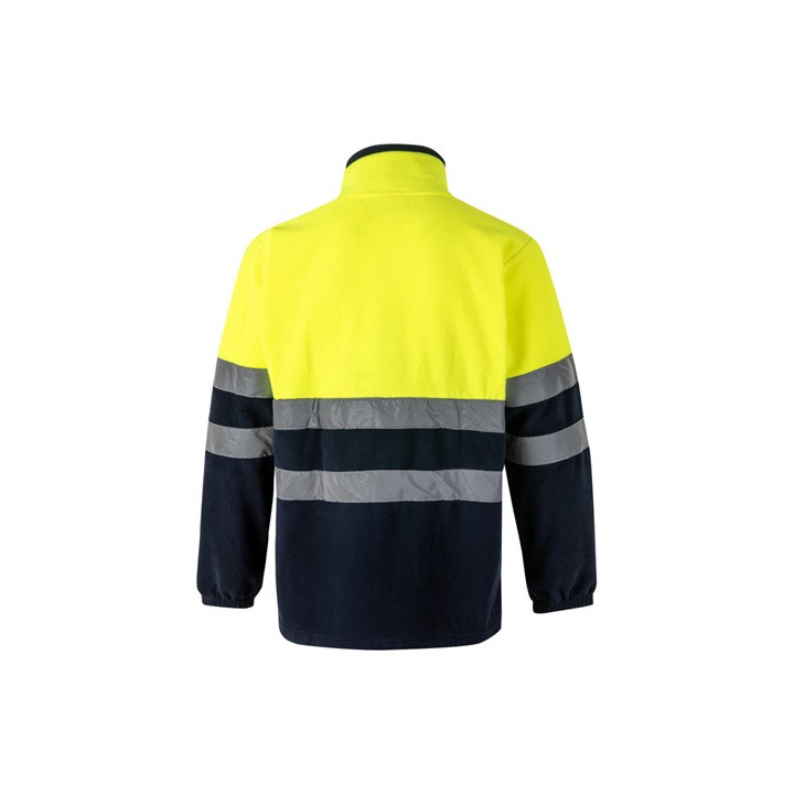 VL EROS LARGE. Casaco polar bicolor (280g/m²), em poliéster (100%)