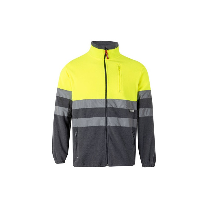 VL EROS LARGE. Casaco polar bicolor (280g/m²), em poliéster (100%)