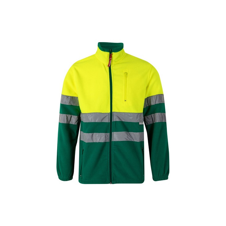VL EROS LARGE. Casaco polar bicolor (280g/m²), em poliéster (100%)