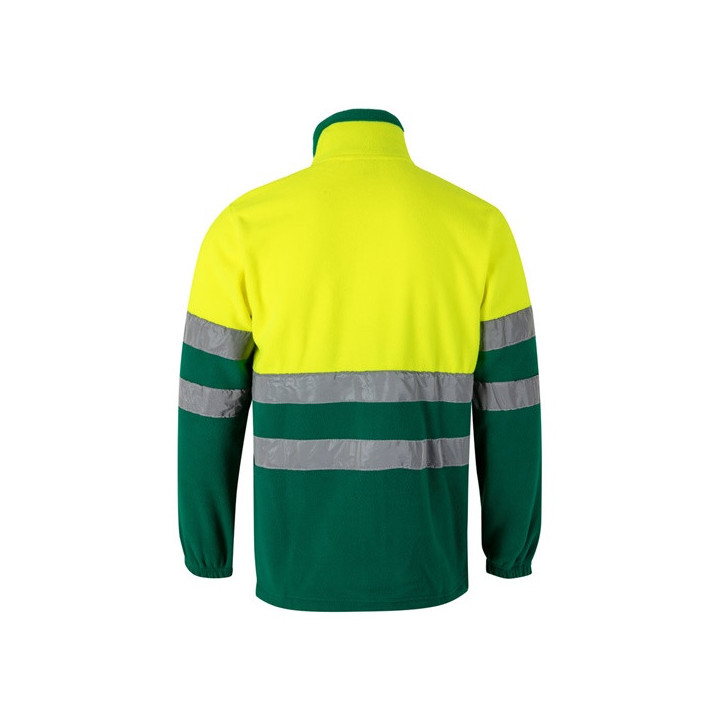 VL EROS LARGE. Casaco polar bicolor (280g/m²), em poliéster (100%)