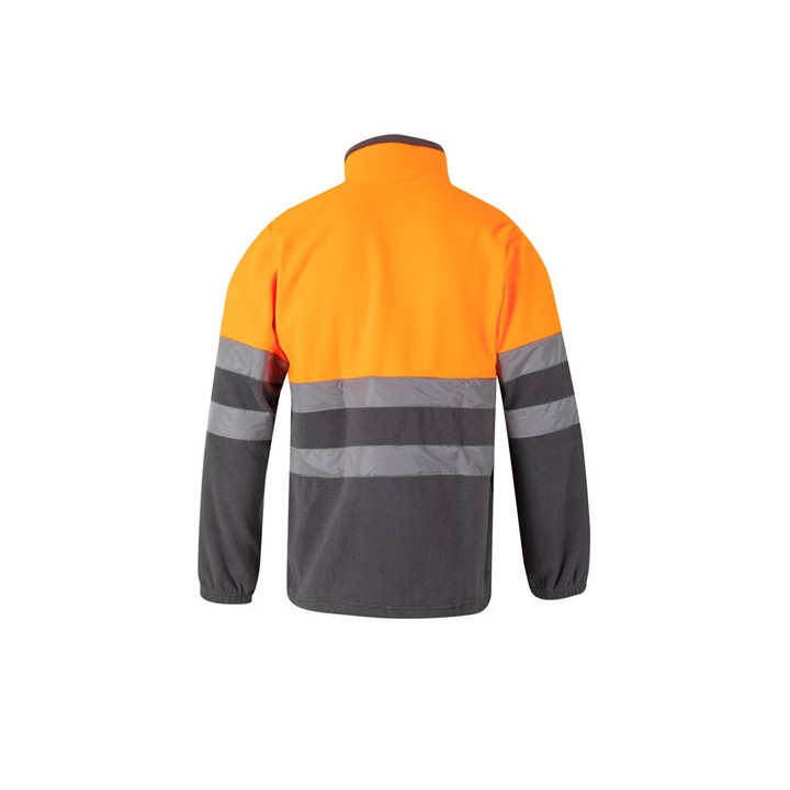 VL EROS LARGE. Casaco polar bicolor (280g/m²), em poliéster (100%)