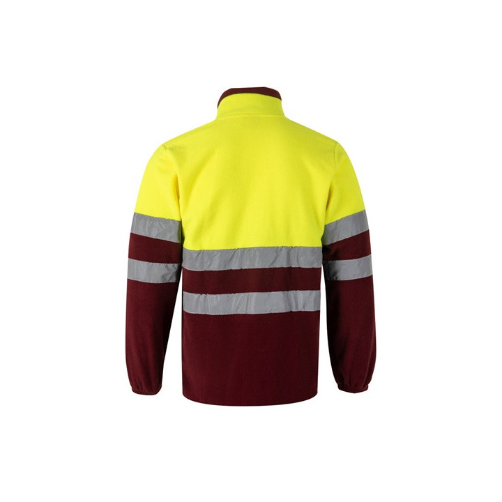 VL EROS LARGE. Casaco polar bicolor (280g/m²), em poliéster (100%)