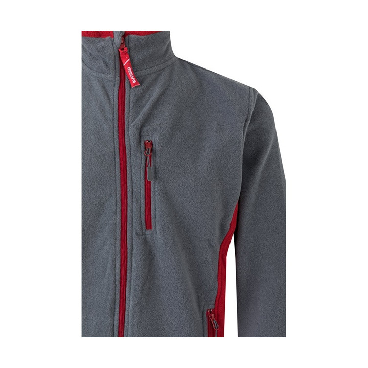 VL GERAS. Casaco polar bicolor (220g/m²) em poliéster (100%)