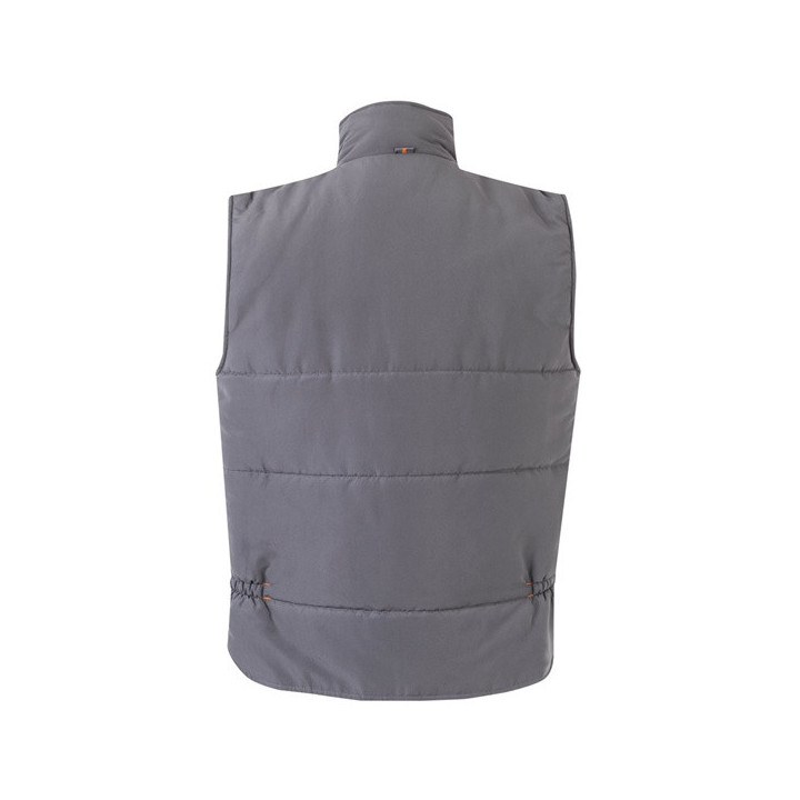 VL NERGAL. Colete acolchoado, bicolor multibolsos (120g/m²), em poliéster (100%)